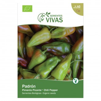 Pimento Padron Bio 0,5 G SEMENTES VIVAS Pimento Padron Bio 0,5 G SEMENTES VIVAS