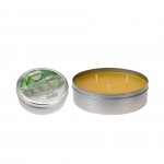 Vela Citronela Com 3 Pavios 3,5 X 10,5 CM Vela Citronela Com 3 Pavios 3,5 X 10,5 CM