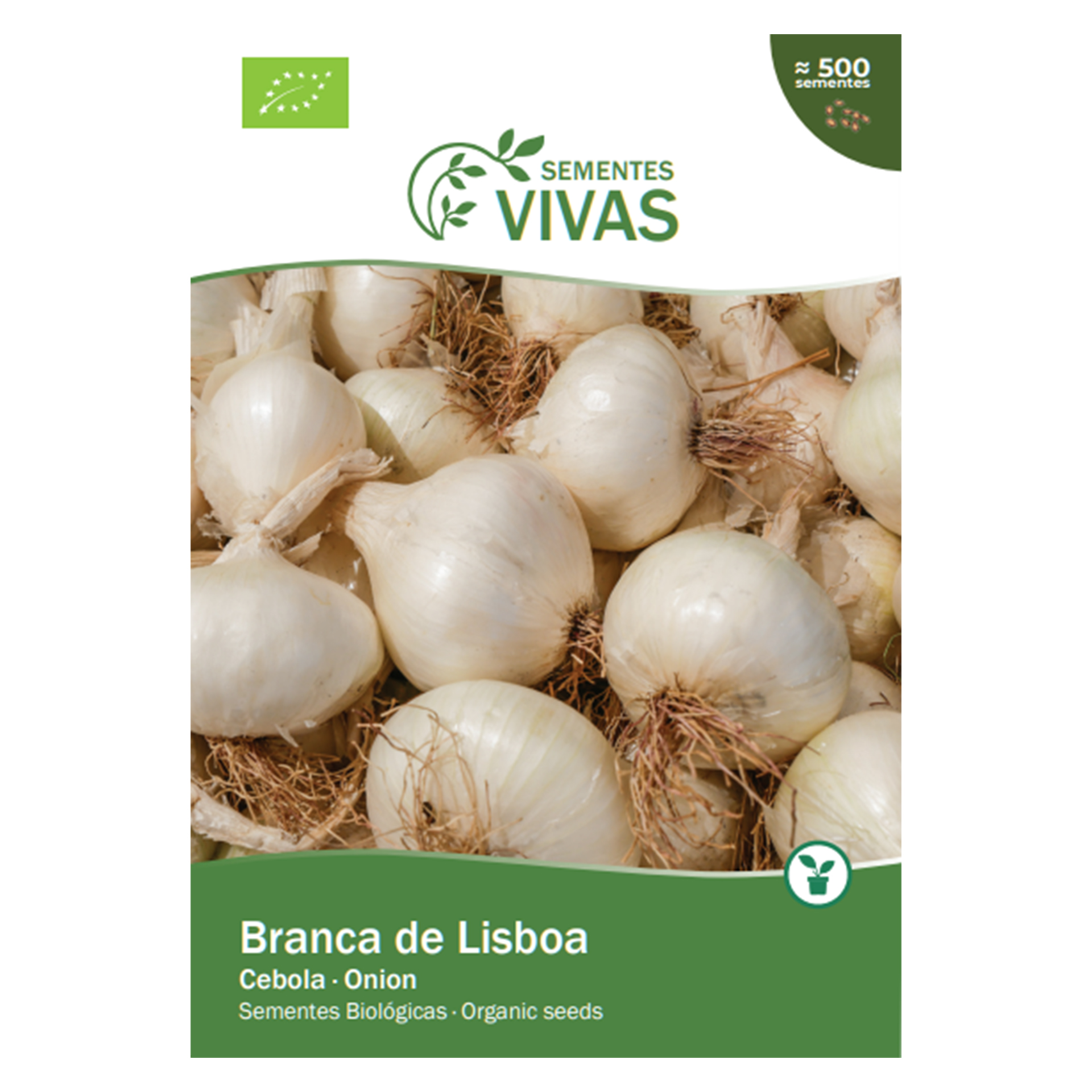 Cebola Branca De Lisboa 1 G SEMENTES VIVAS