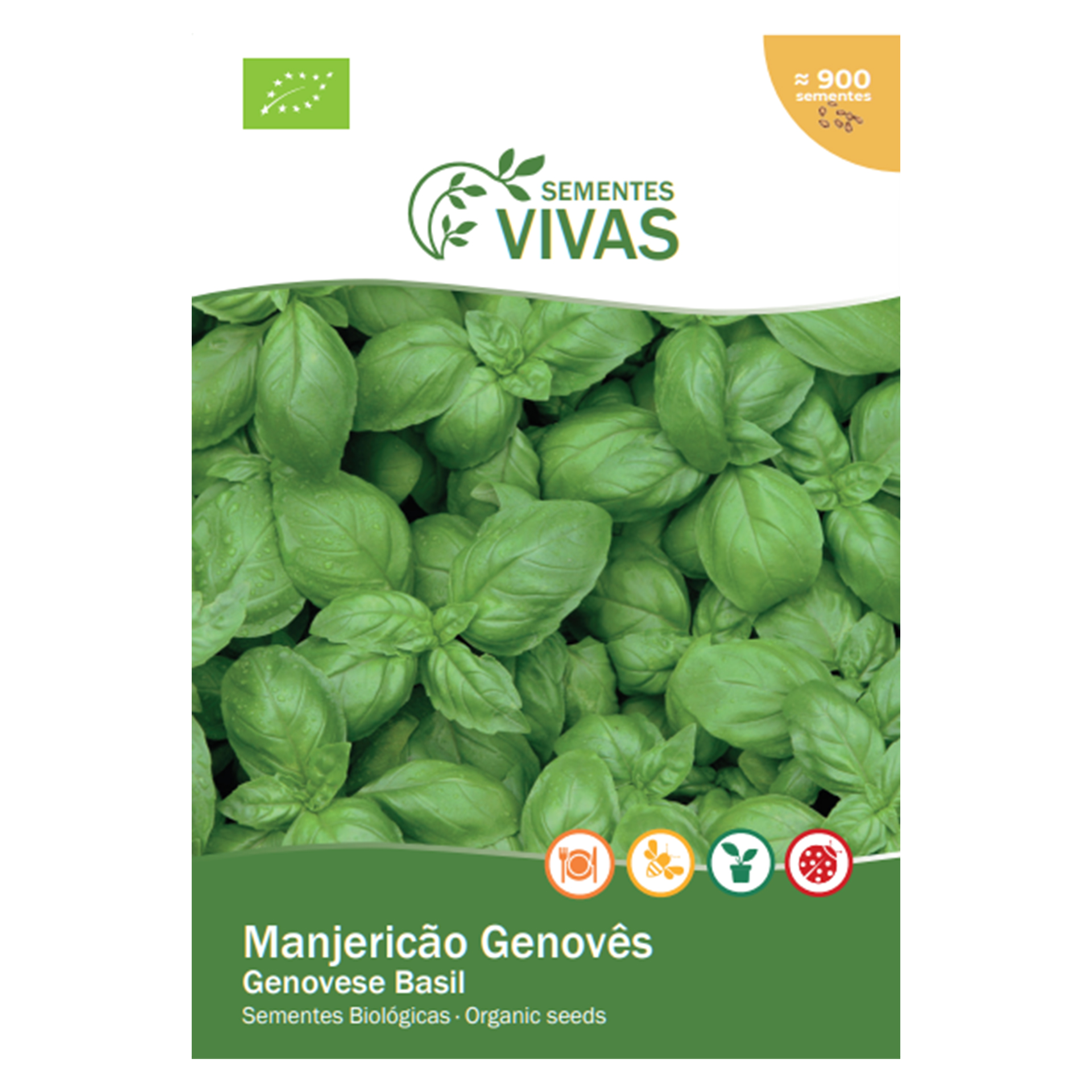 Manjericão 1 G SEMENTES VIVAS