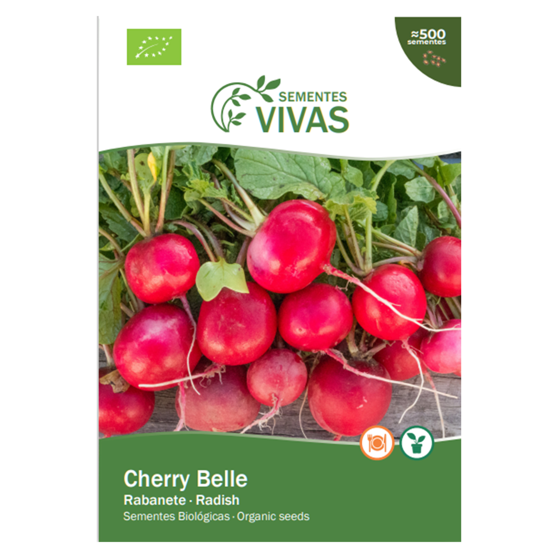 Rabanete Cherry Belle 7 G SEMENTES VIVAS