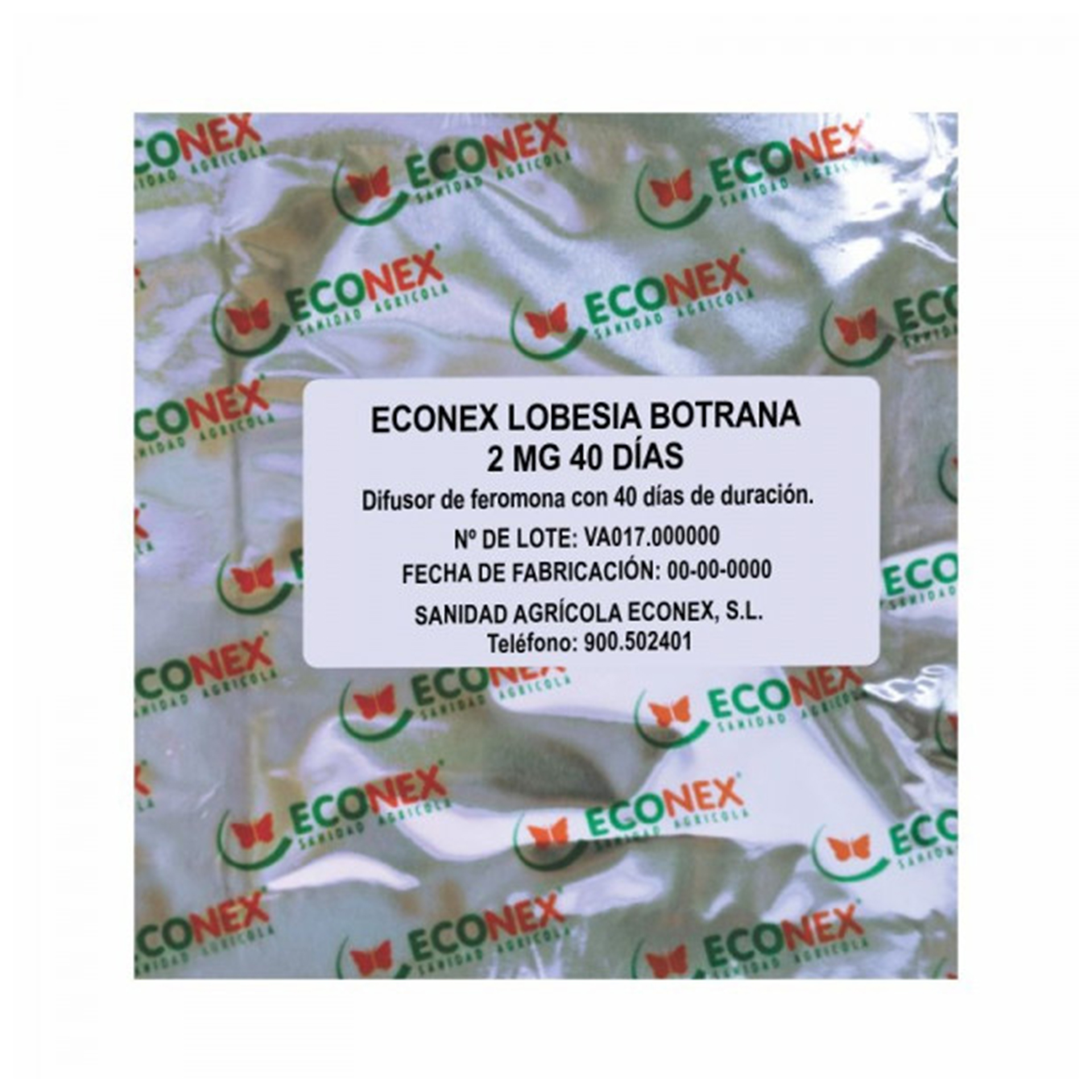 Feromona Lobesia Botrana 2MG 40 días ECONEX