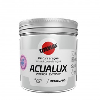 Esmalte Multisup met Acualux prata 250ML TITANLUX