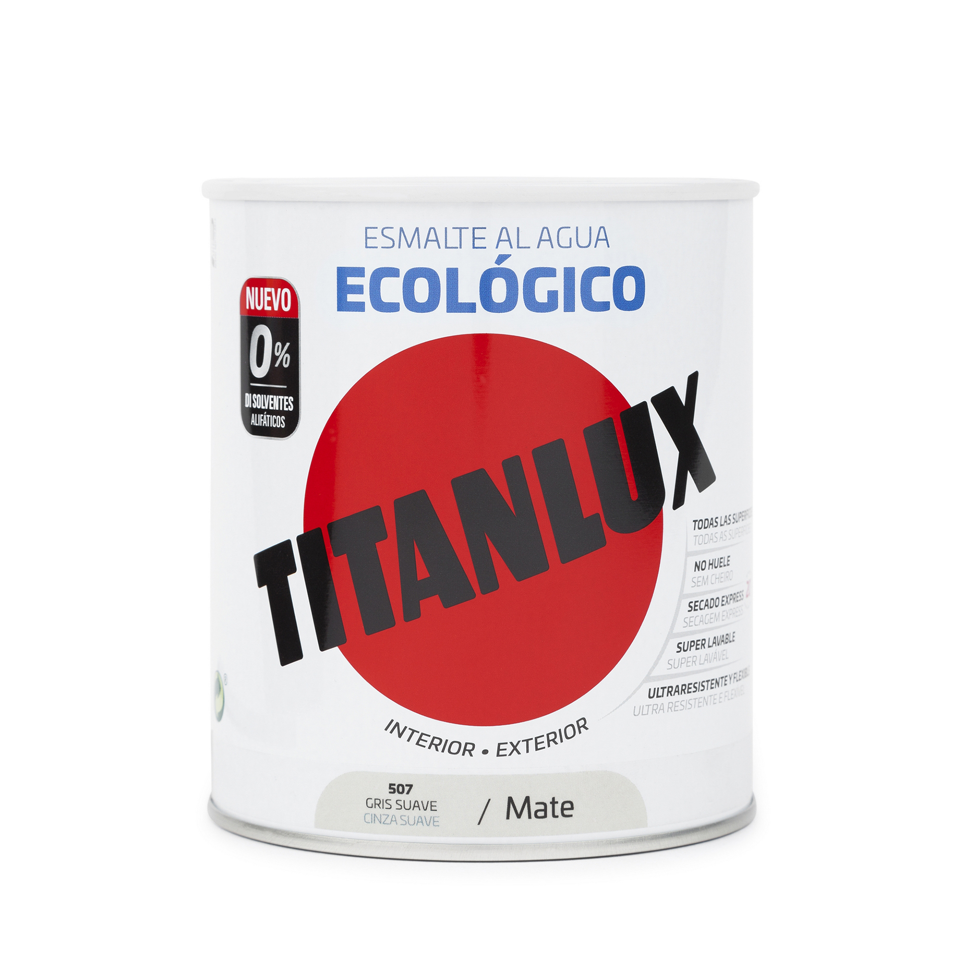 Esmalte ecológico sat cinza suave 750ML TITANLUX