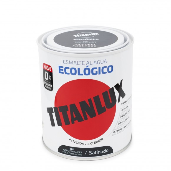 Esmalte ecolgico sat verde carruagens 750ML TITAN