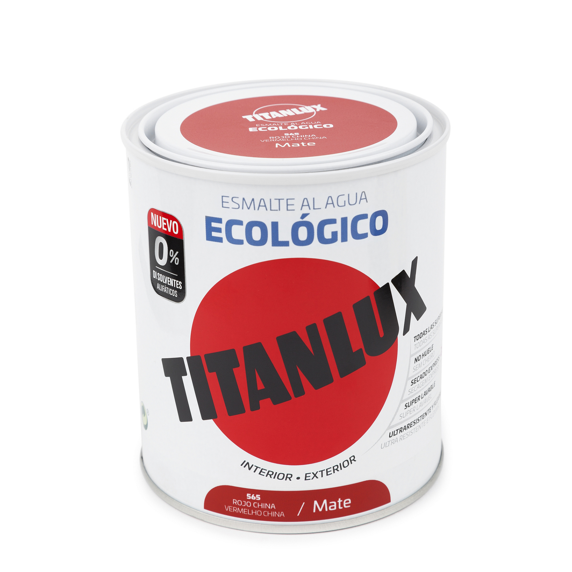 Esmalte ecológico sat verm china 750ML TITANLUX