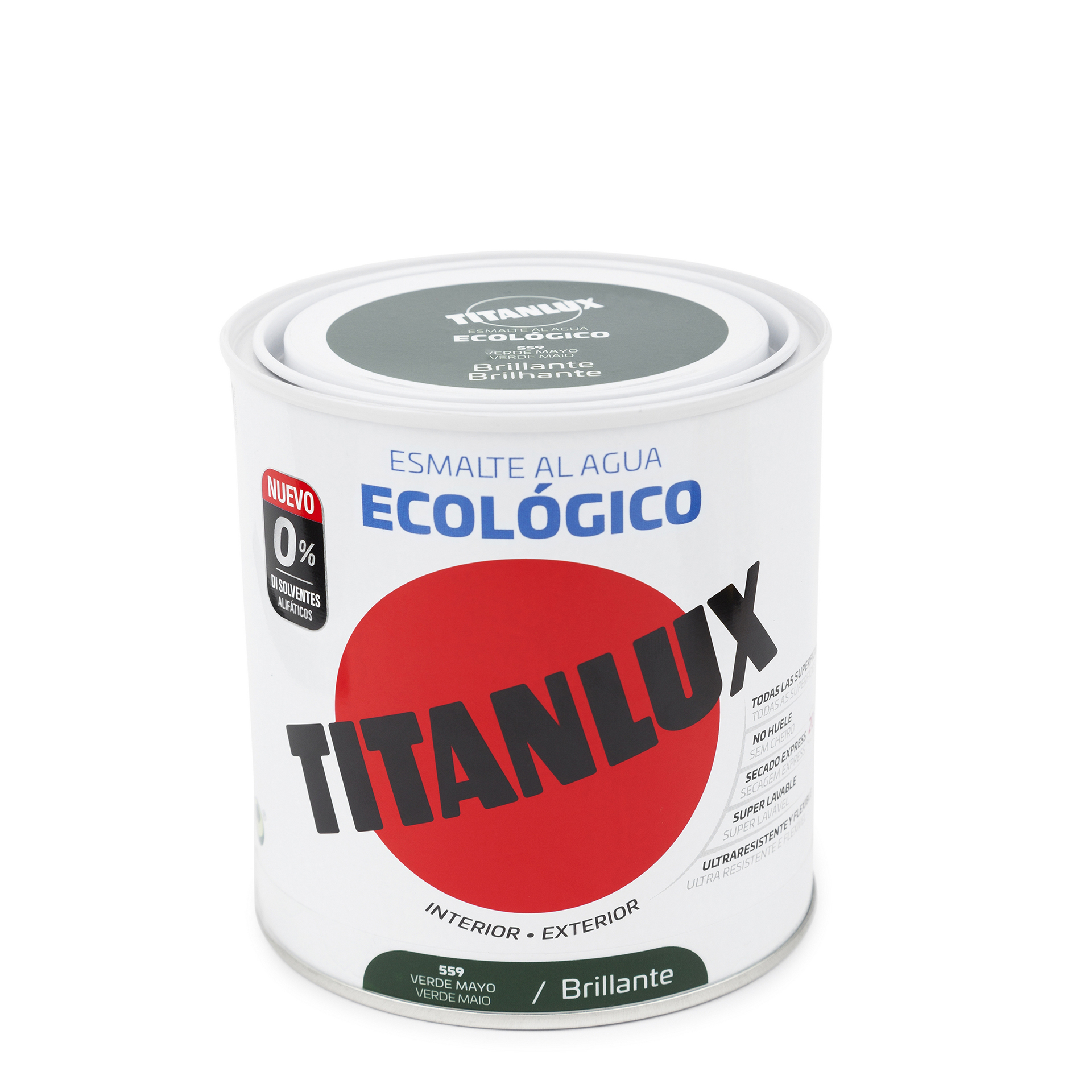 Esmalte ecológico brilh verde maio 250ML TITANLUX