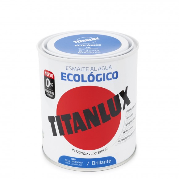 Esmalte ecolgico brilh azul lum 750ML TITANLUX