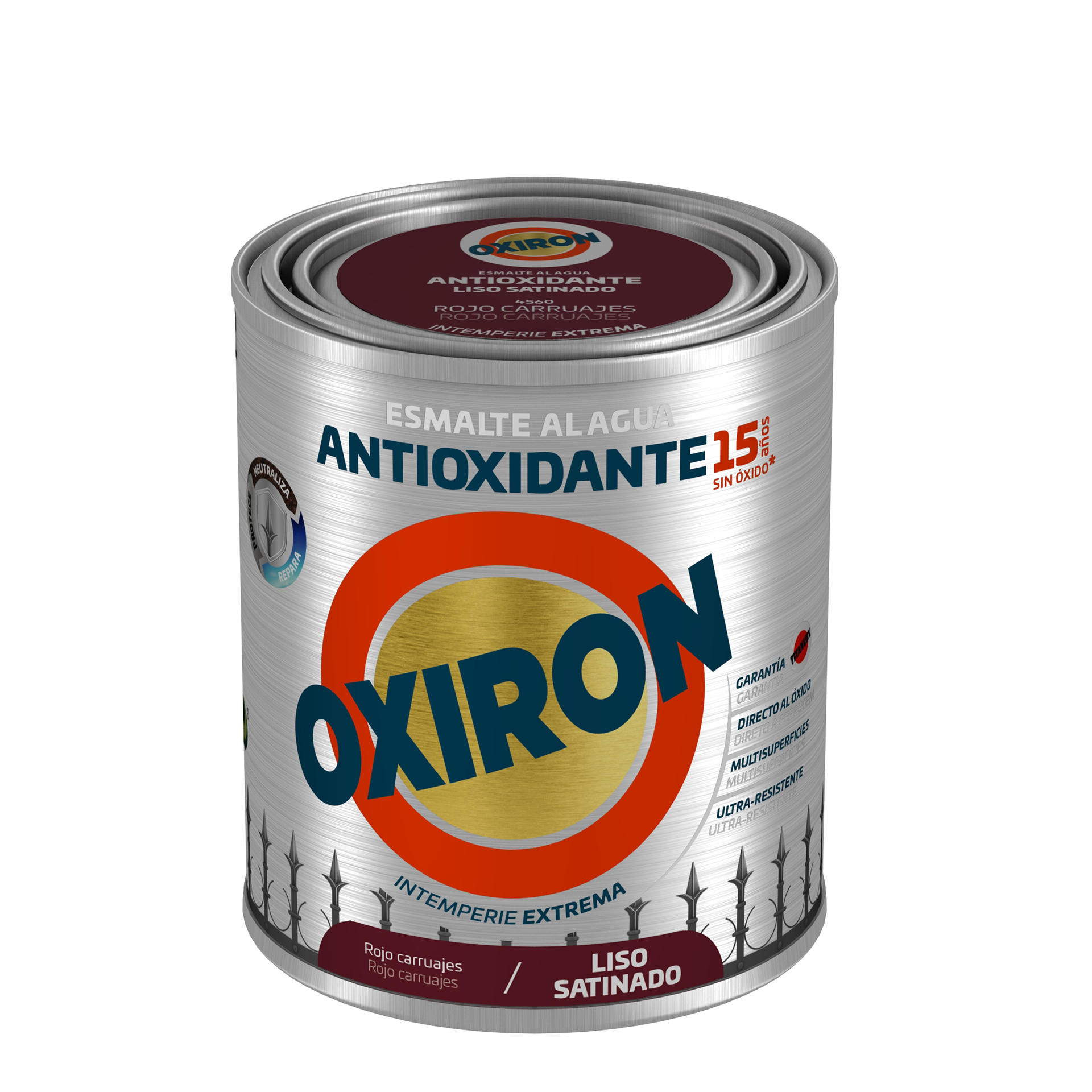 Esmalte direto ferr liso sat vrm carry 750ML OXIRO