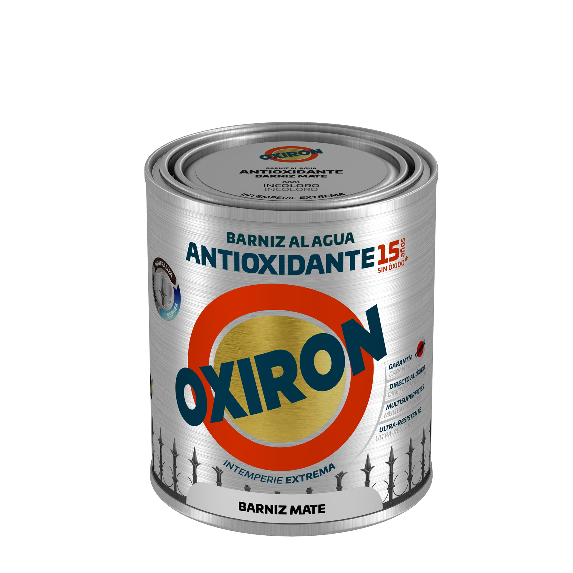 Verniz direto ferr antioxidante mate 750ML OXIRON