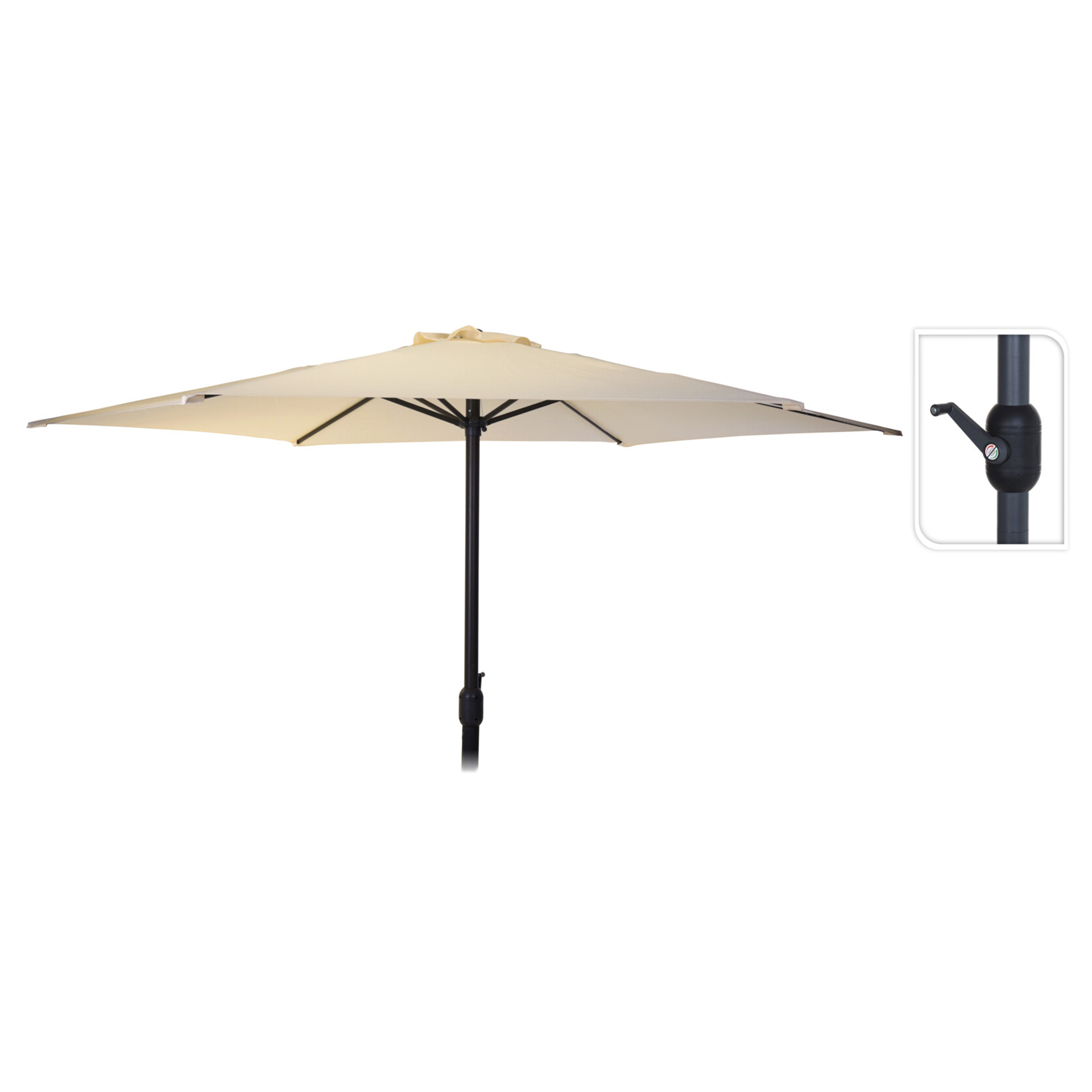 Chapéu Alumínio Manivela Creme 3 M PROGARDEN