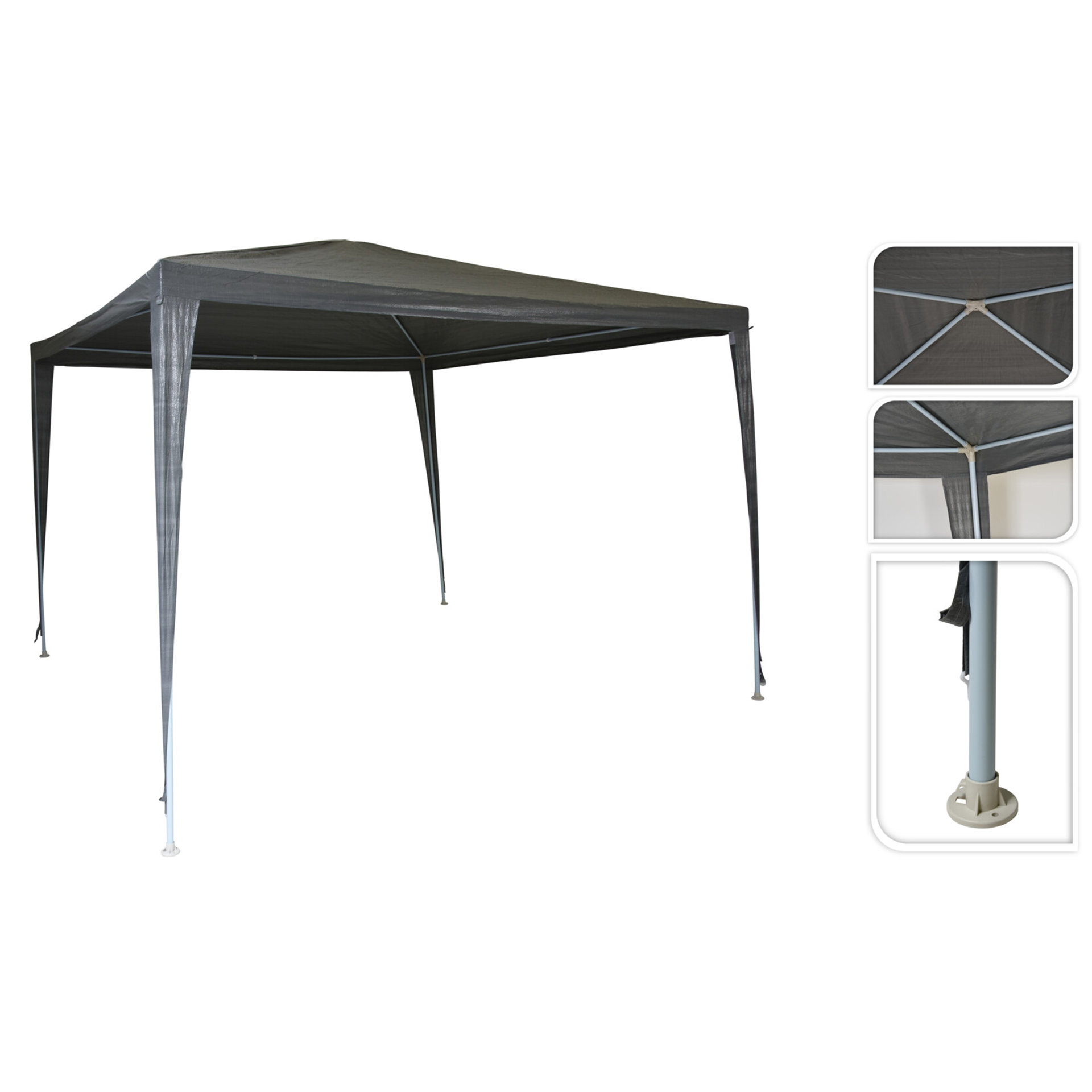 Pavilhão Cinza 300X300 CM PROGARDEN