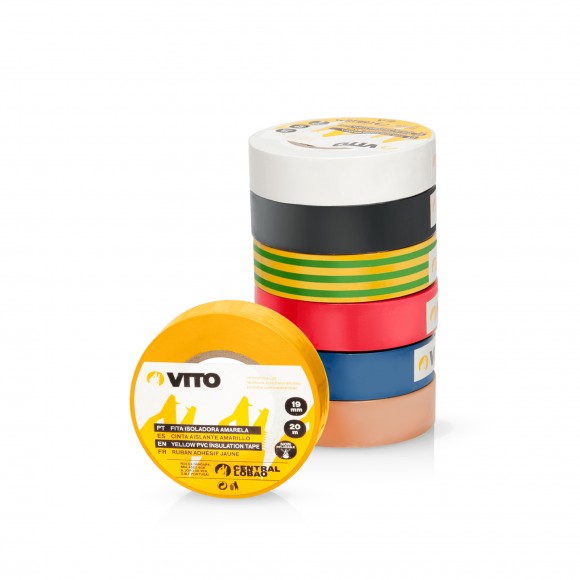 Fita isoladora 19mm x 20mt verde