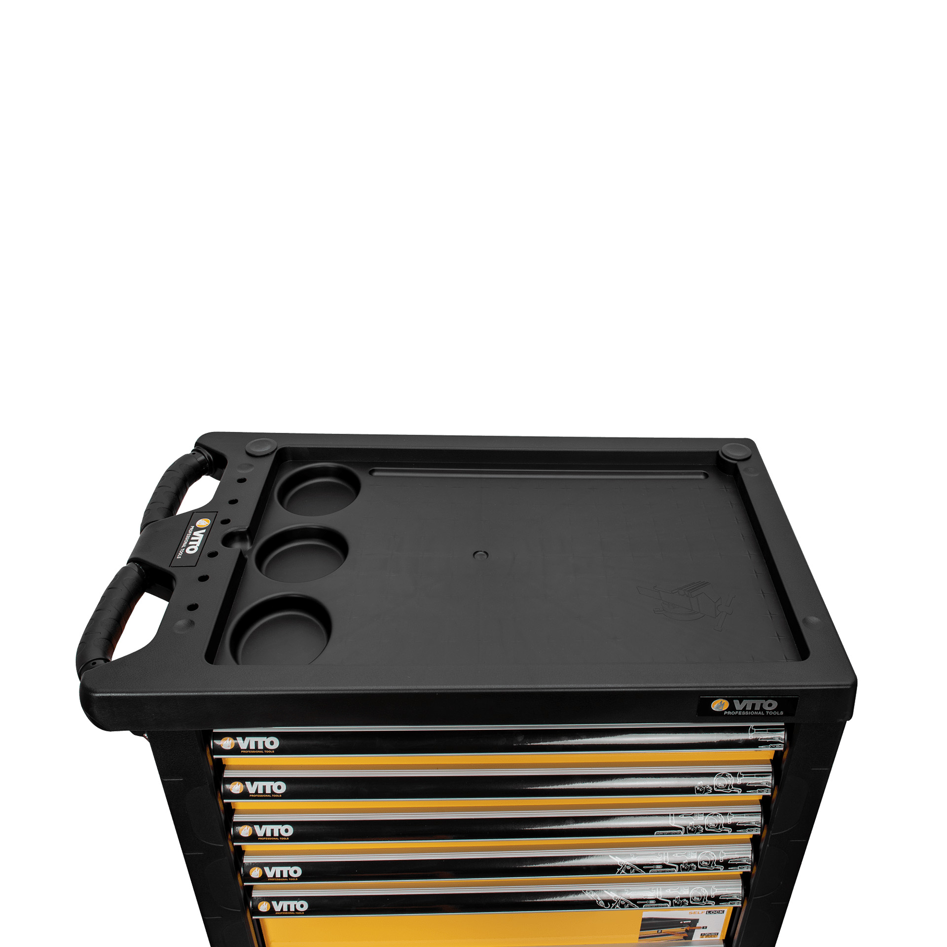 Trolley ferramentas 5 gavetas