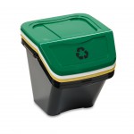 Conjunto 3 Baldes Ecoponto 30 L DEA HOME