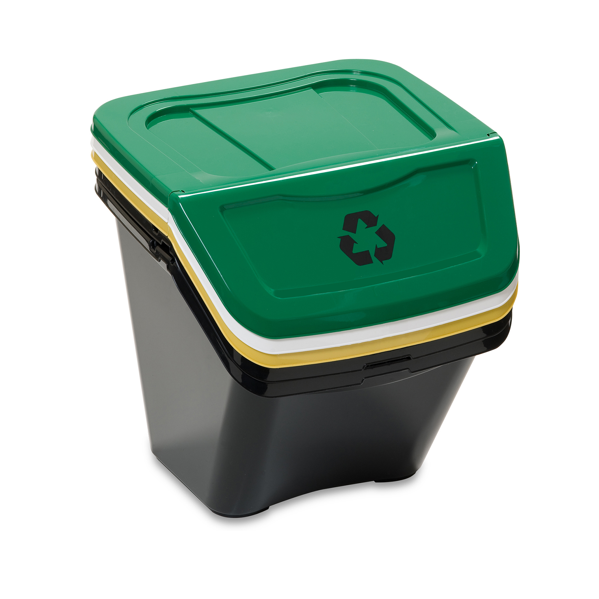 Conjunto 3 Baldes Ecoponto 30 L DEA HOME