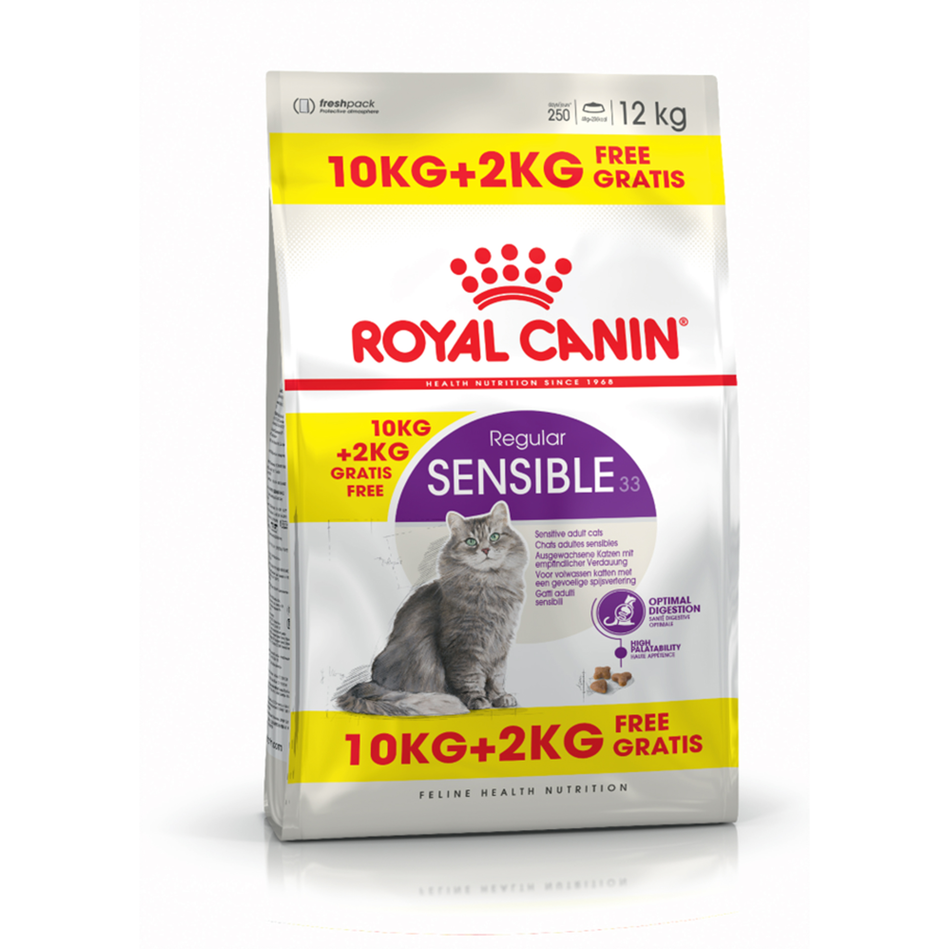Alimento Gato Sensible 10+2 KG ROYAL CANIN