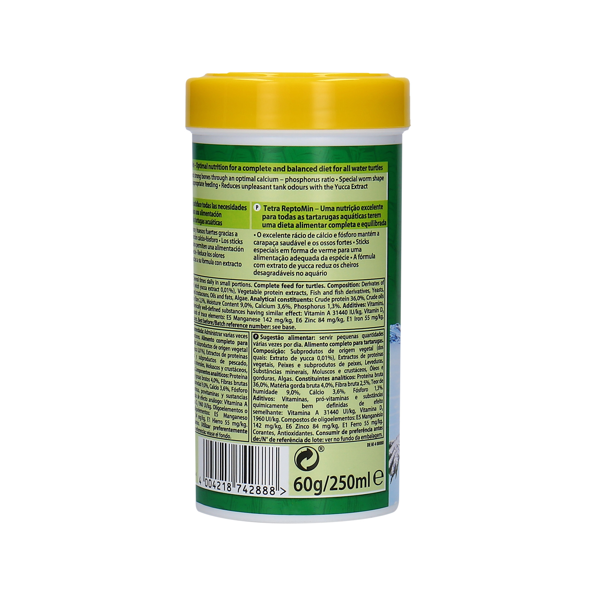 Alimento P/Tartaruga Reptomin 250 ML TETRA