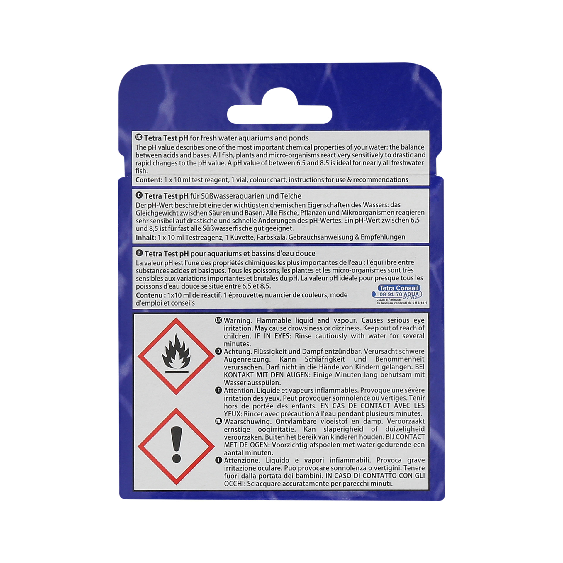 Teste Ph Agua Doce TETRA