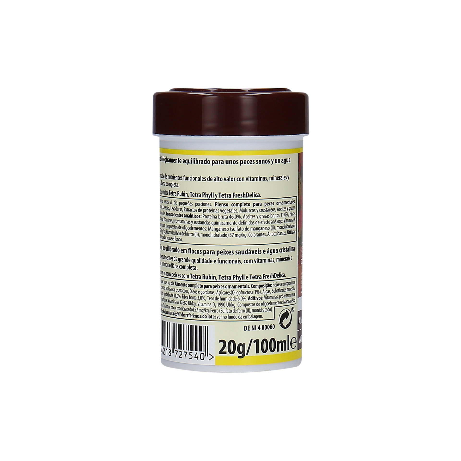 Alimento Peixe Água Quente Tetramin Flocos 100ML TETRA