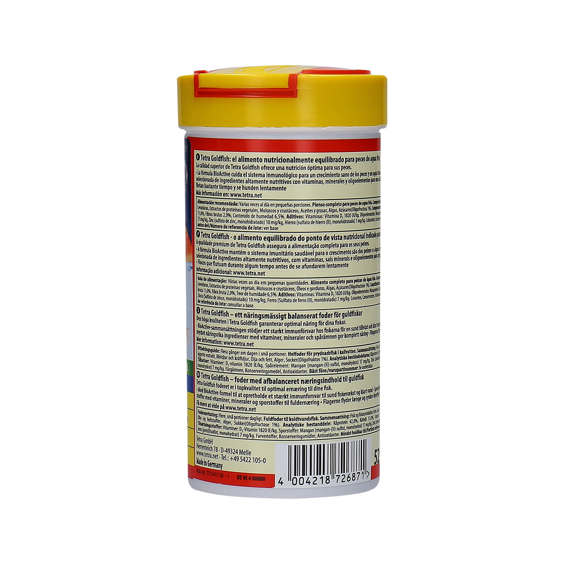 Alimento p/ Peixe Água Fria Animin TETRA 250ML