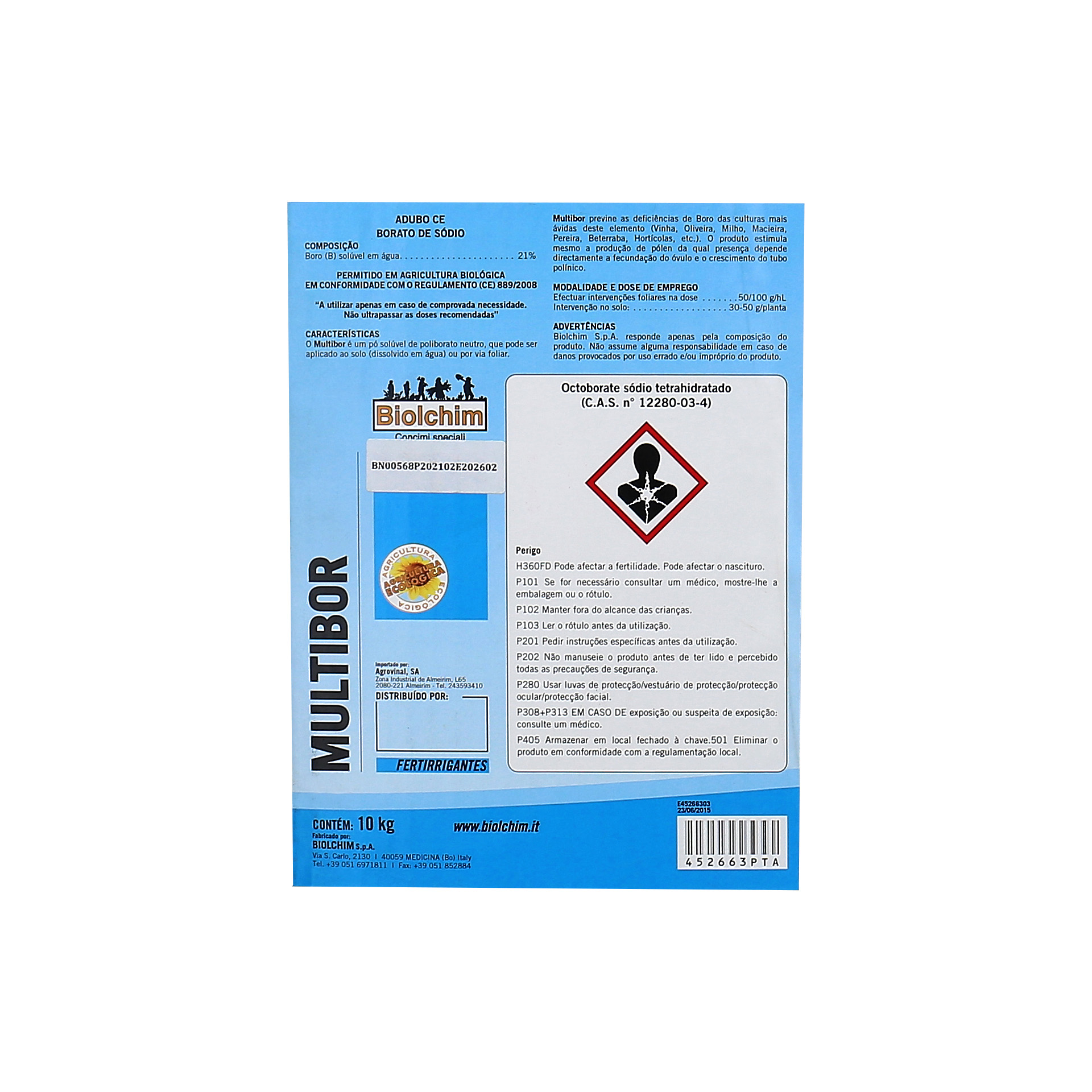 Multibor PS 21% B 10KG BIOLCHIM