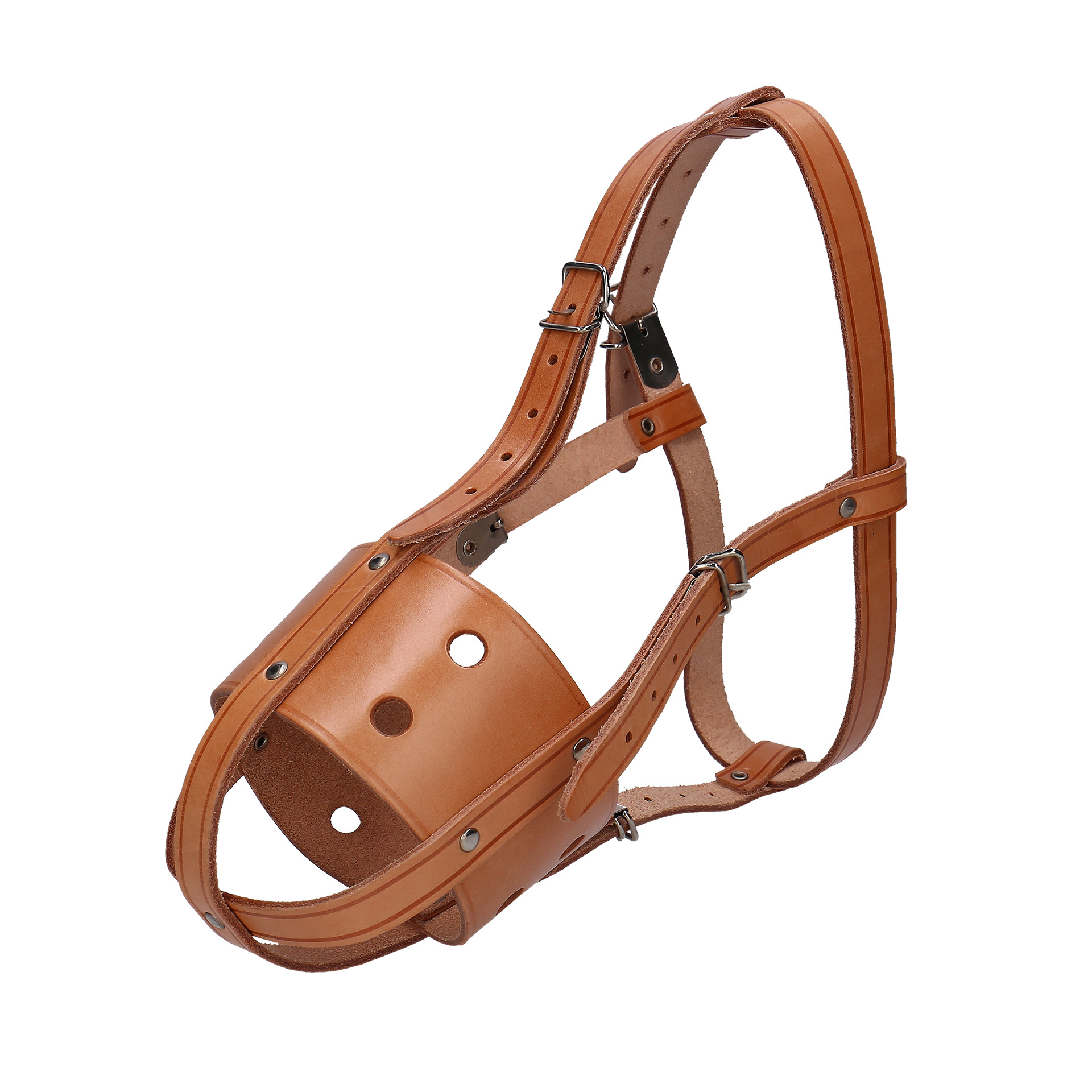 Açaime De Pele Para Cão 15B MARPEL