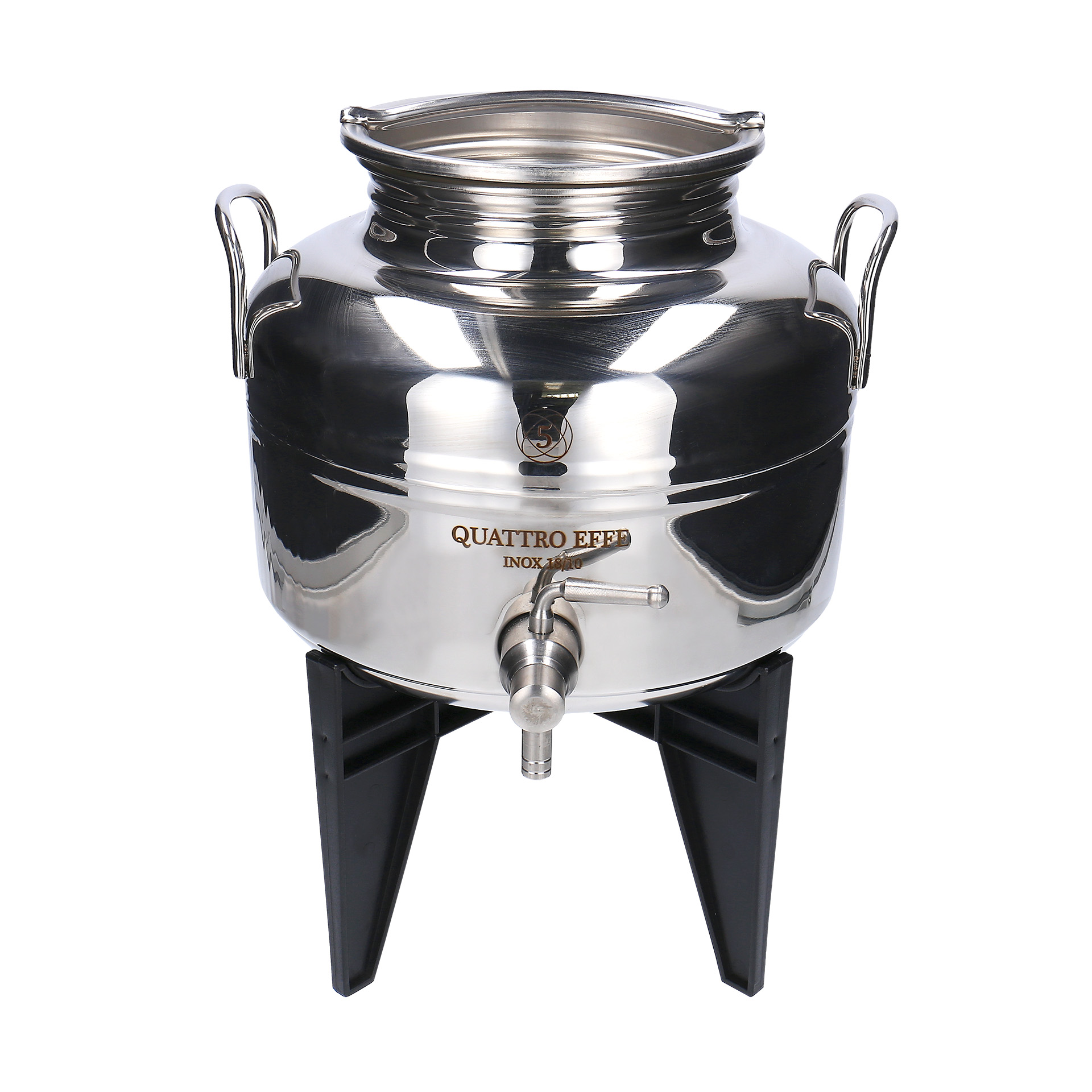 Contentor Inox Com Torneira 5 L