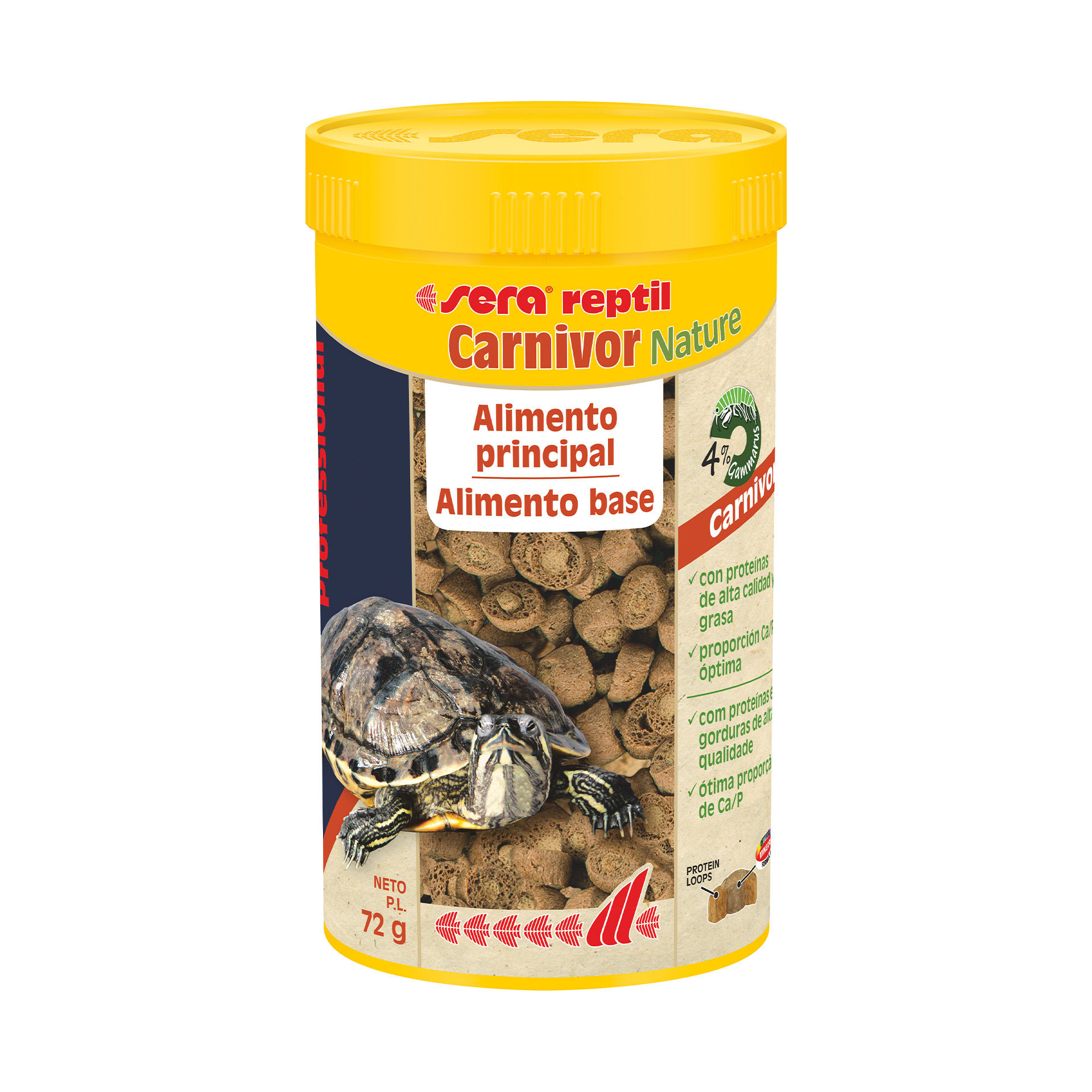 Al Repteis Carnívoros Granulado Prof 250 ML SERA