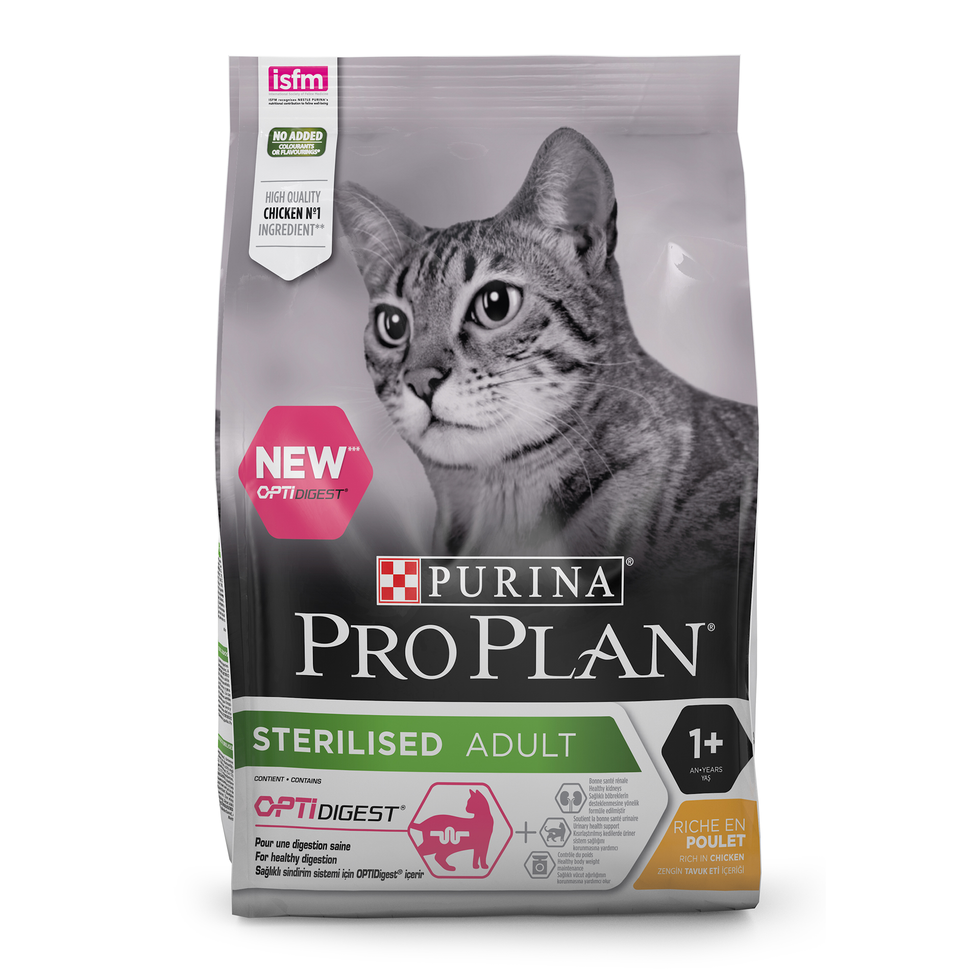 ALIMENTO SECO PARA GATO ESTERILIZADO FRANGO 3 KG