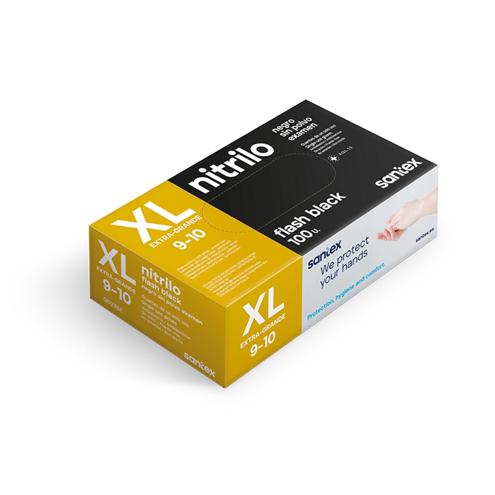 Luva Nitr Desc Res Prt 100Un-X