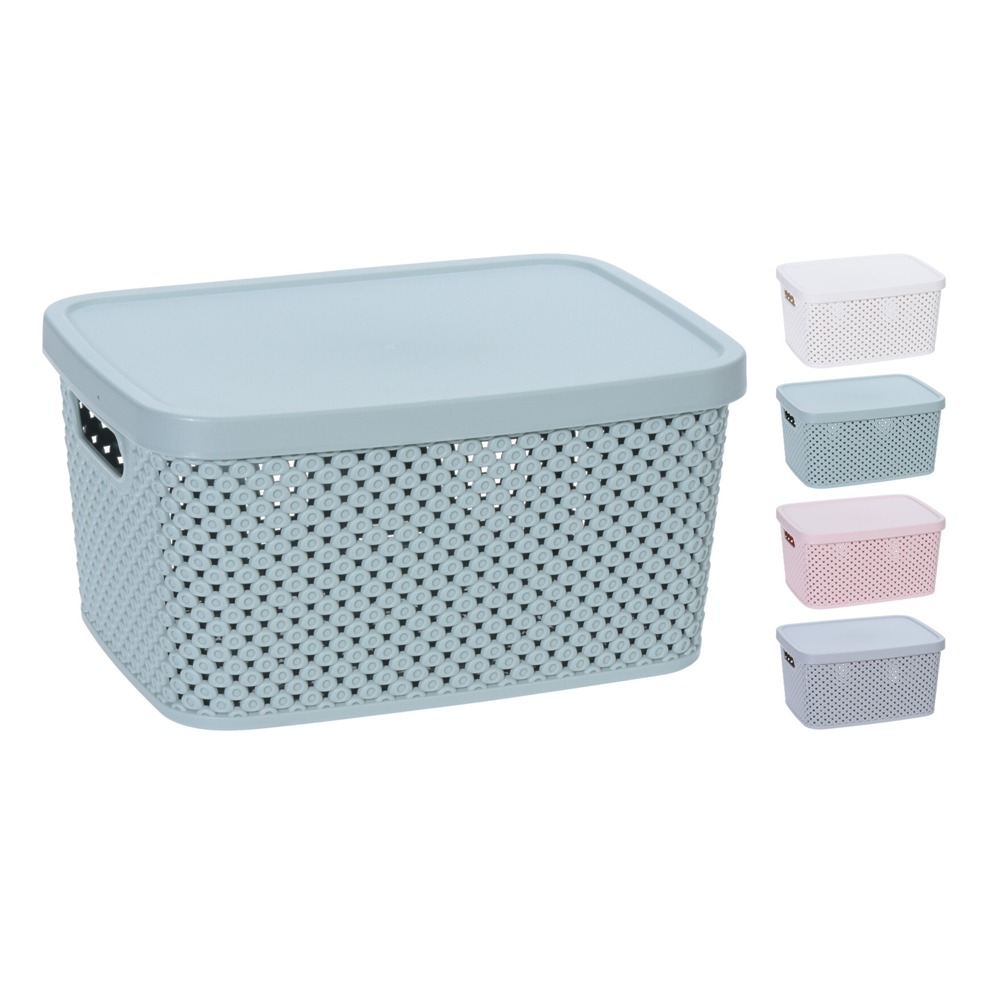 CESTO PLÁSTICO MULTIUSOS 23X17X12 CM