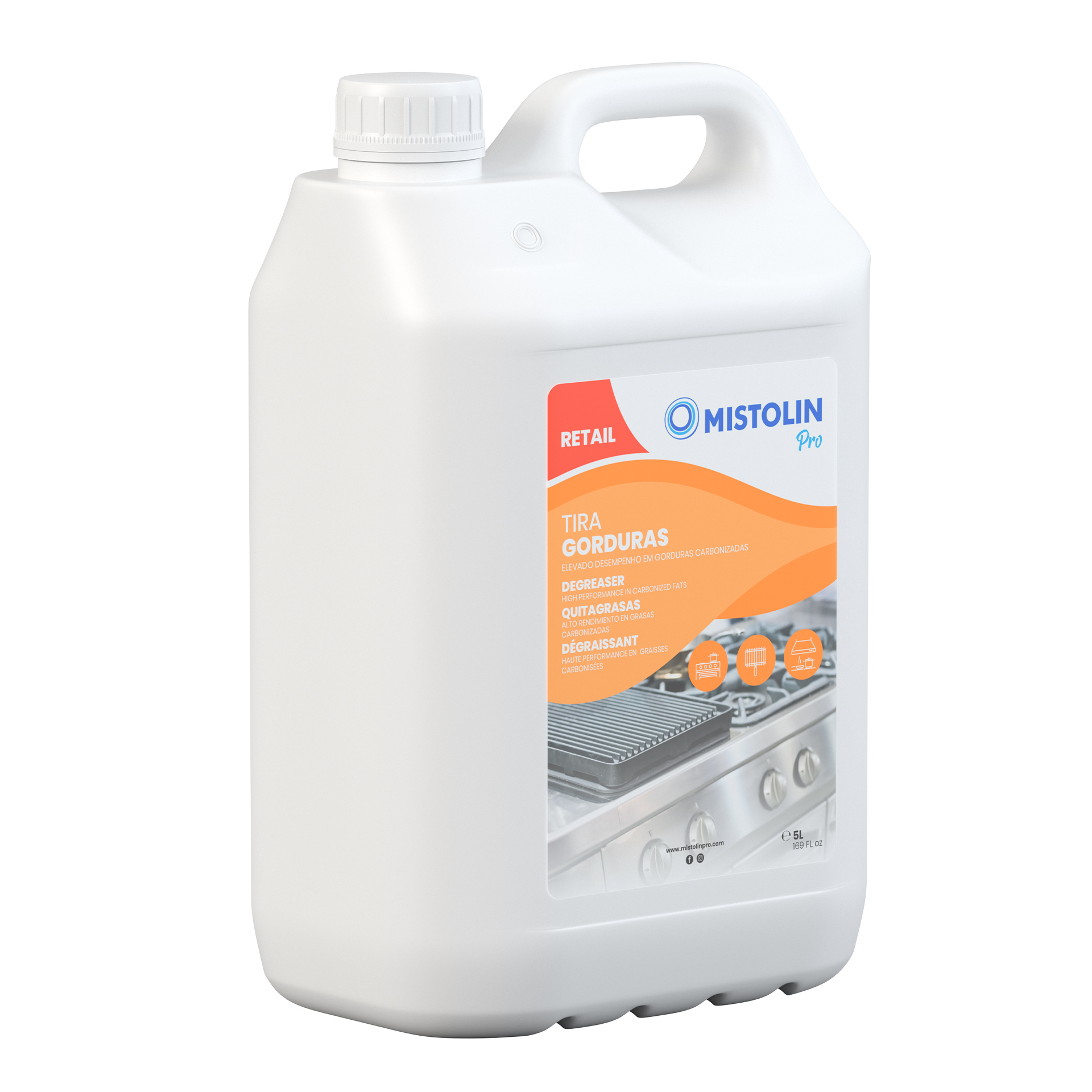 Tira Gorduras 5 L MISTOLIN PRO RETAIL