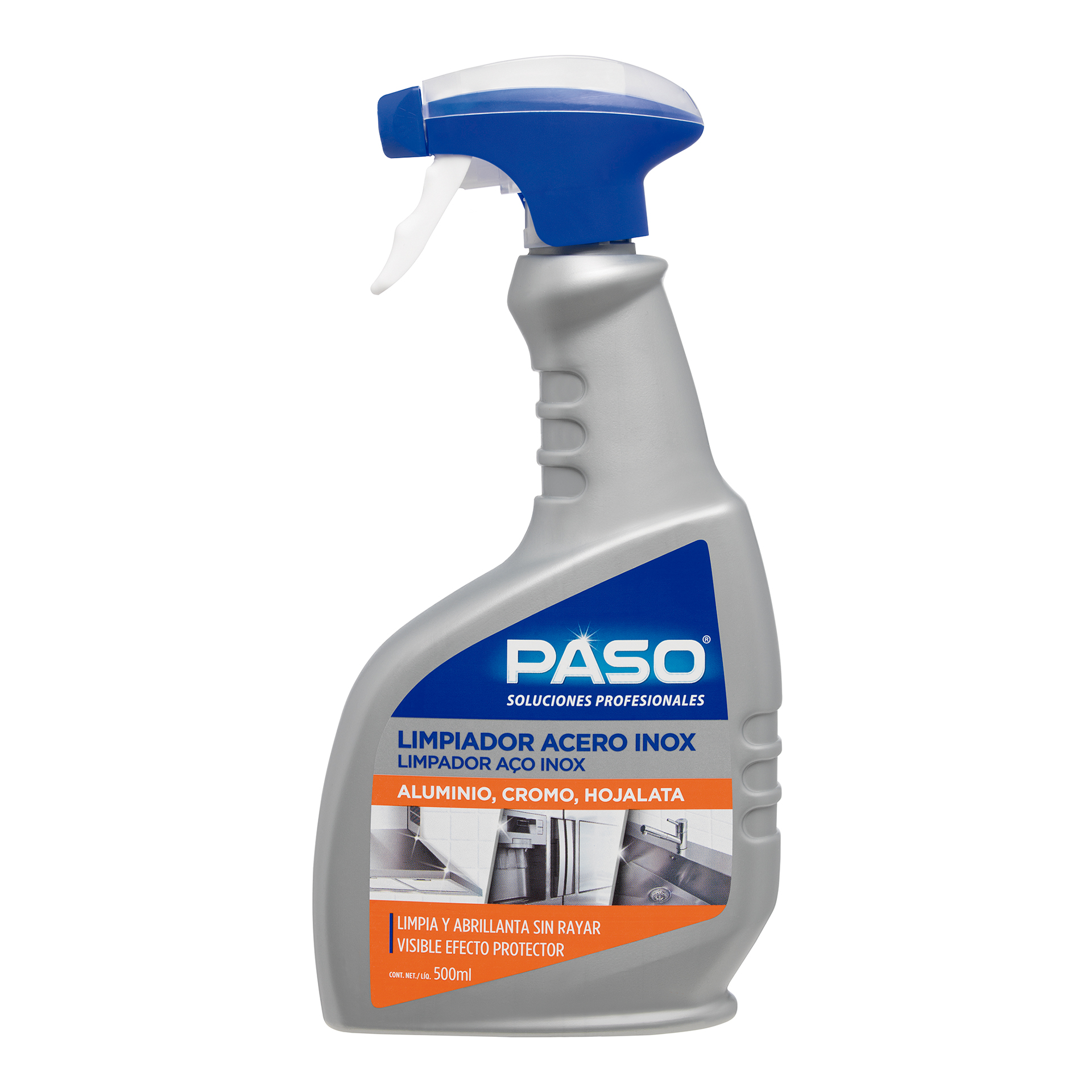 Spray Limpa Inox 500 ML PASO