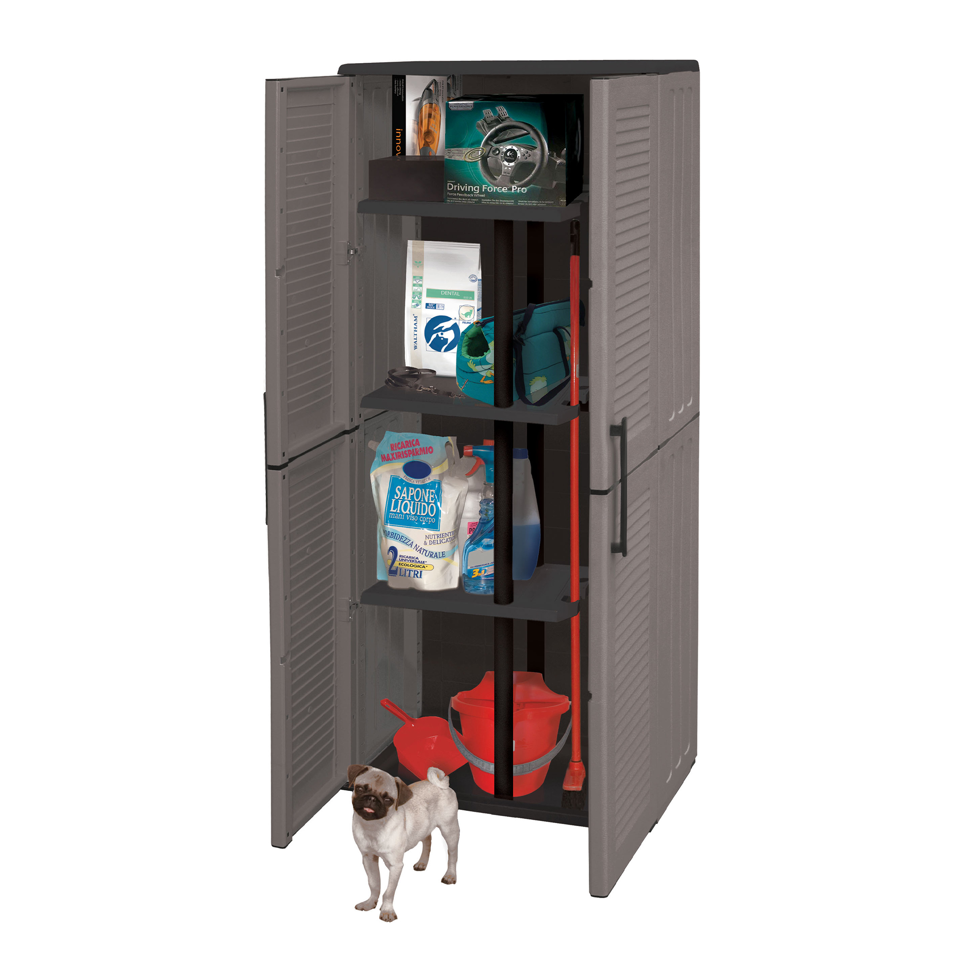 Armário Vassoureiro 68X37X163 CM ARTPLAST