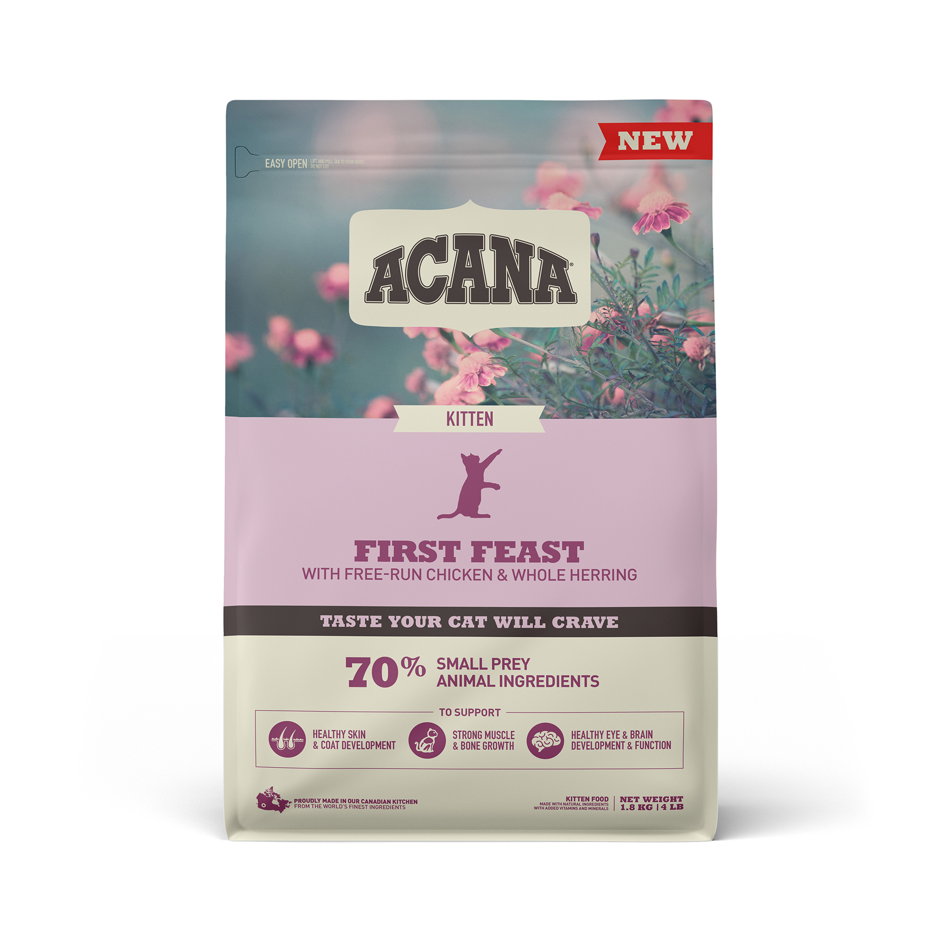 Alimento Para Gatinh Frst Feast Frang 1,8 KG ACANA