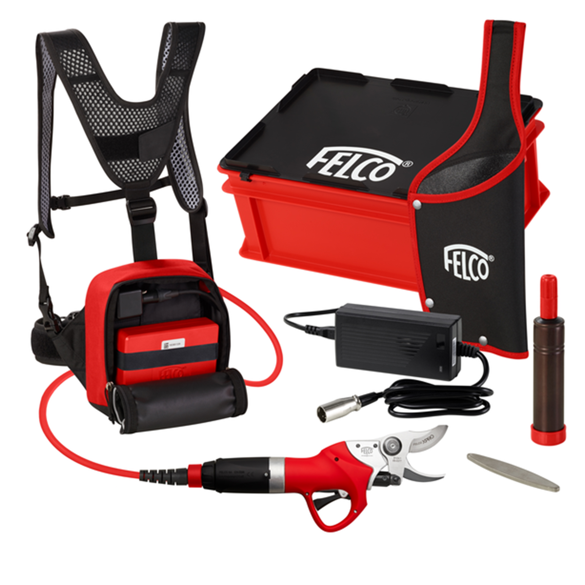 Tesoura Elétrica Kit F812 1 Bateria FELCO