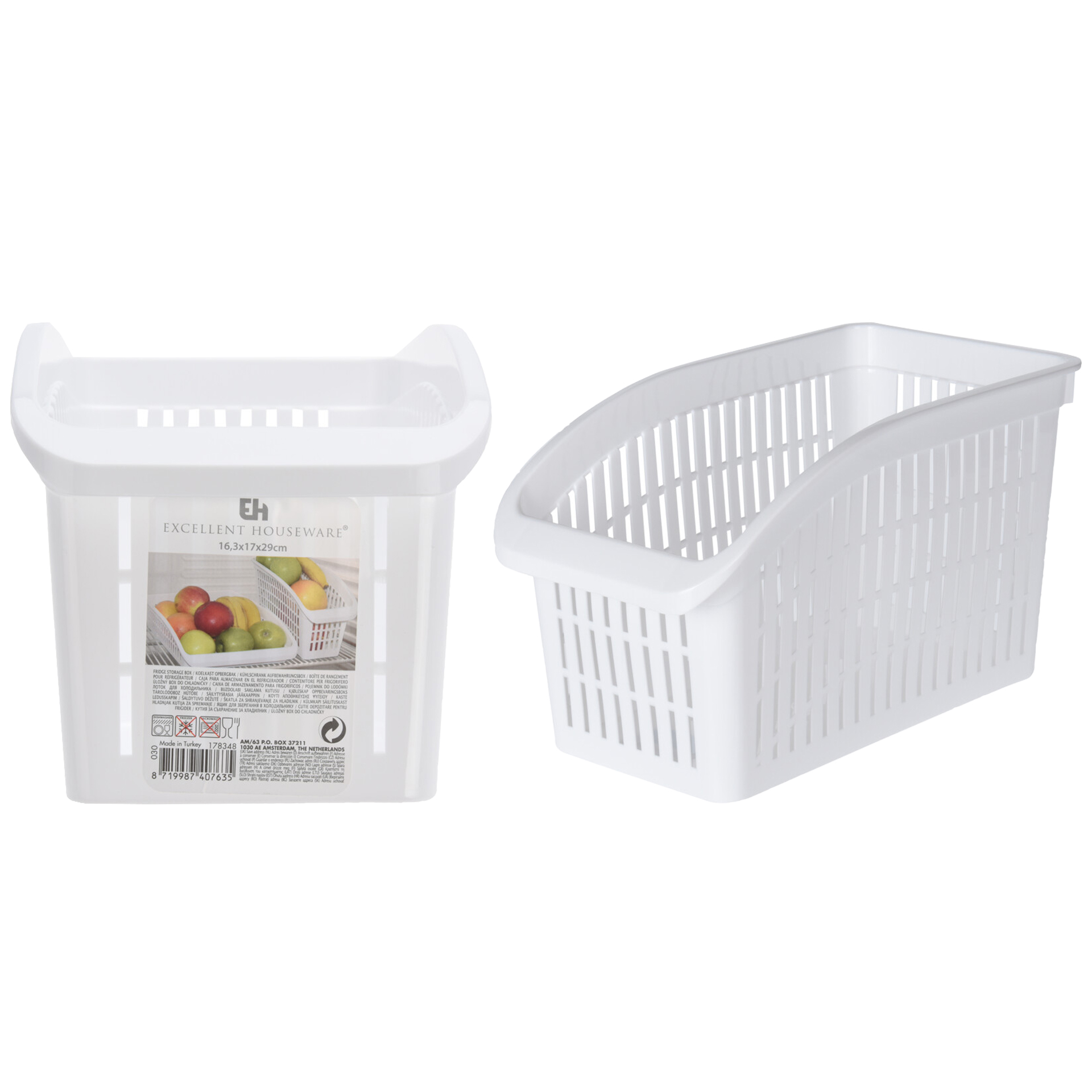 CESTO ORGANIZADOR FRIGORIFICO 29X16X10 CM