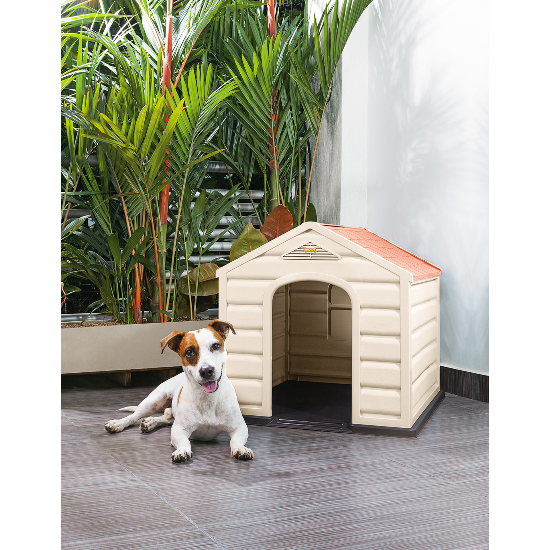 Casota De Cão Plástico Rectangular 68X61X58,5 CM RIMAX