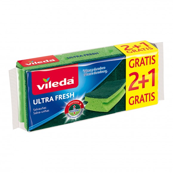 Salva-Unhas Ultrafresh 2+1 UN VILEDA