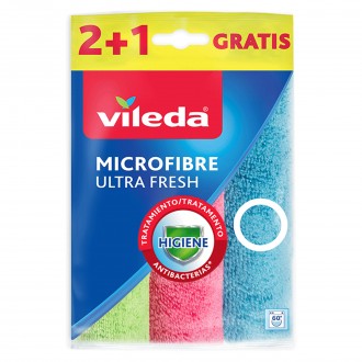 Pano Micro Fibra Ultrafresh 2+1 UN VILEDA