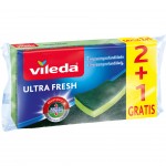 Esfregão/Esponja Ultrafresh 2+1 UN VILEDA Esfregão/Esponja Ultrafresh 2+1 UN VILEDA
