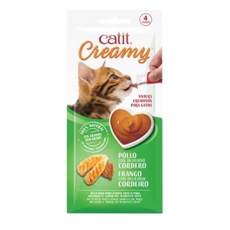 ALIMENTO HMIDO PARA GATO FRANG E BORREGO 4X10 G