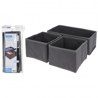 CAIXA ORGANIZADORA CINZA 3 UN