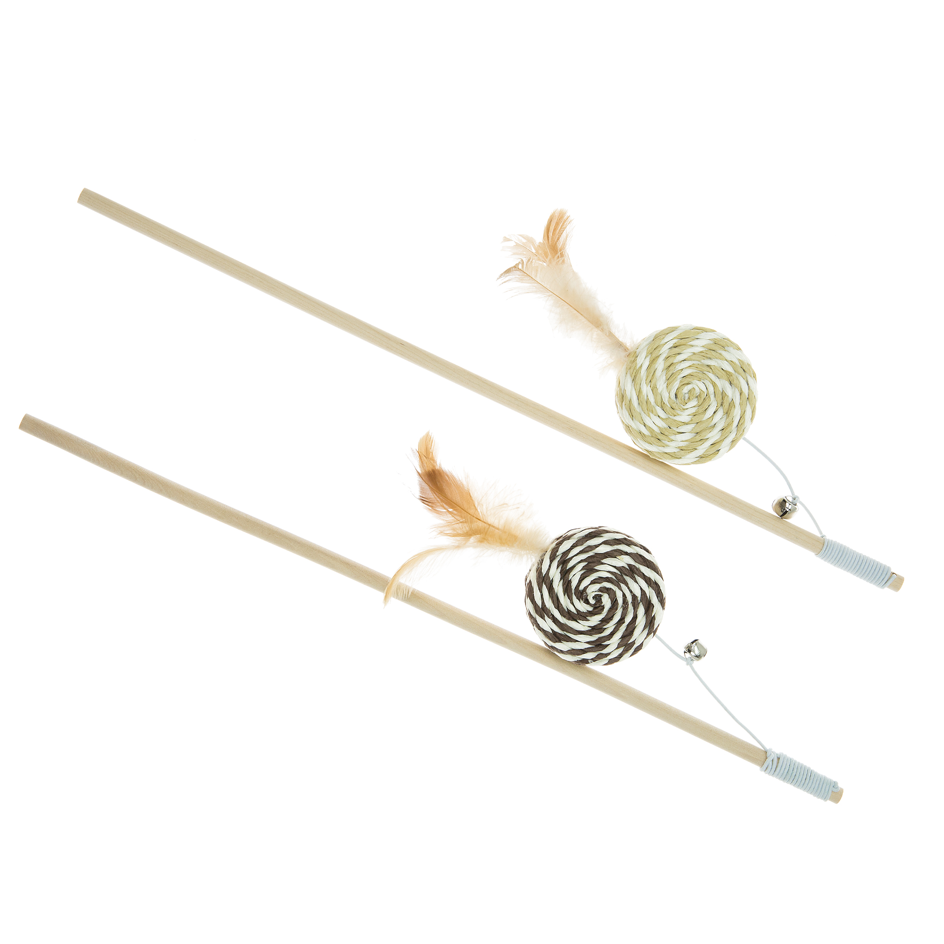 Brinquedo P/Gato Cana C/Plumas IMAC