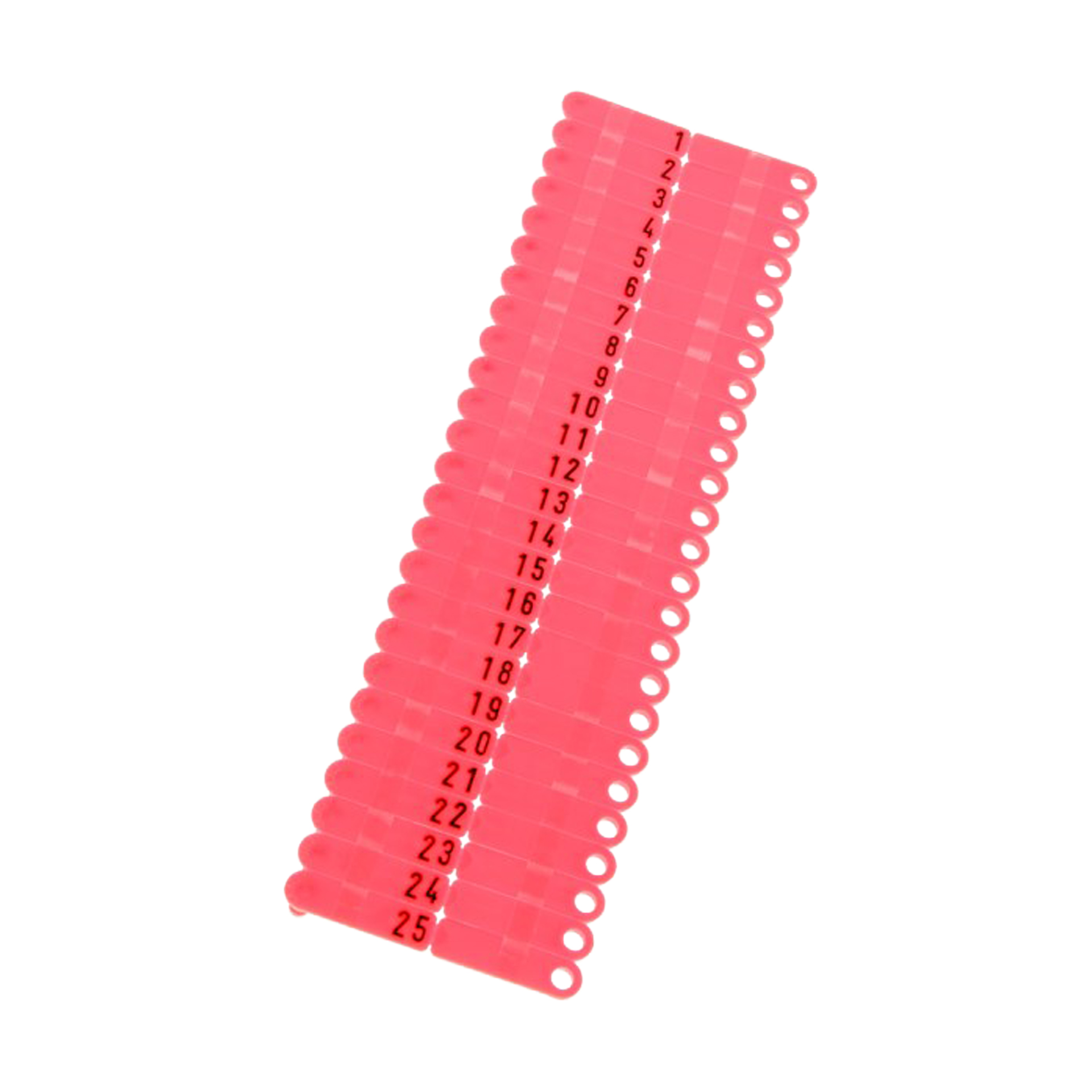 Brinco S/Número Vermelho p/Ovinos