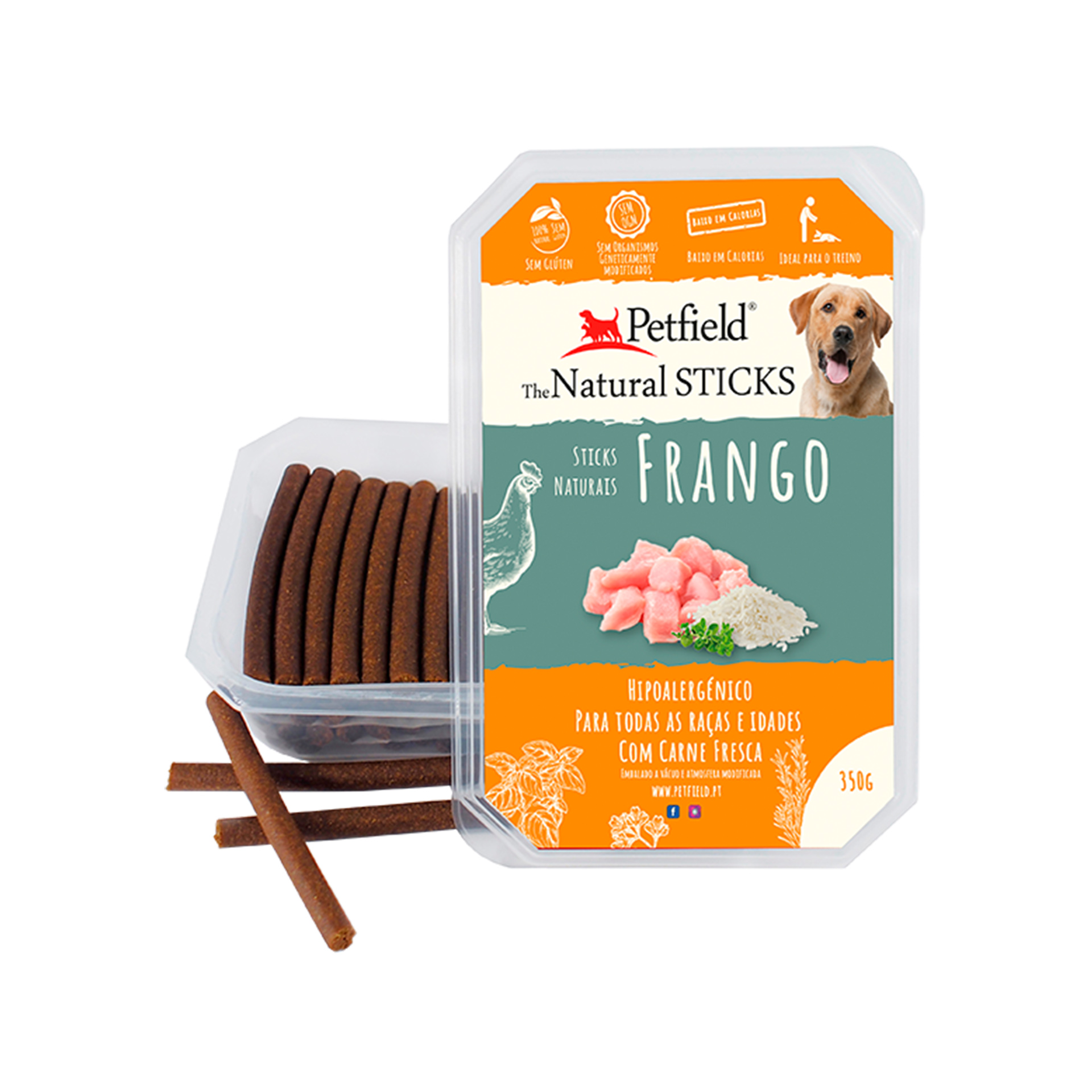 Snack Sticks Para Cão Natur Frango 350 G PETFIELD