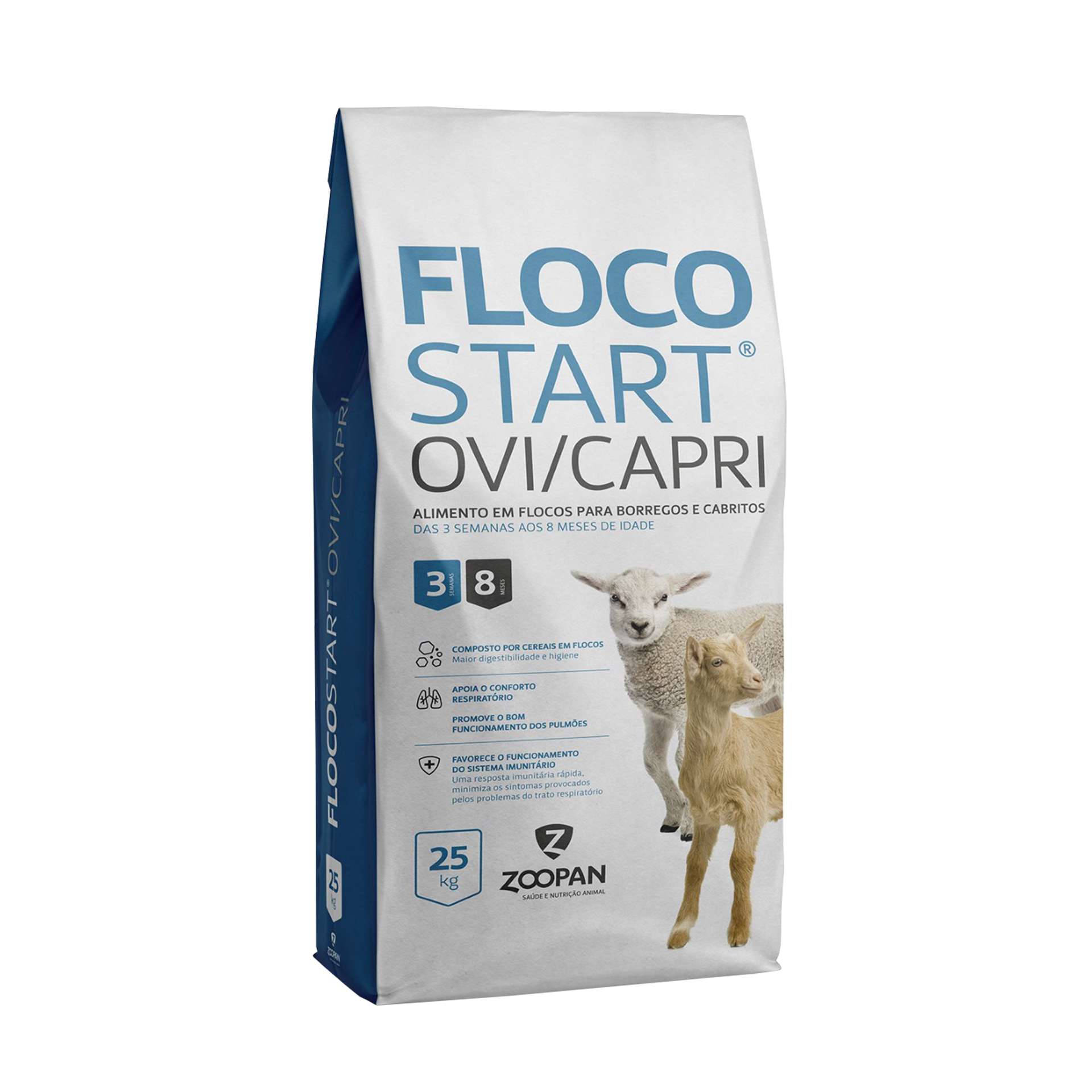 Floco Start Ovinos E Caprinos 25 KG ZOOPAN
