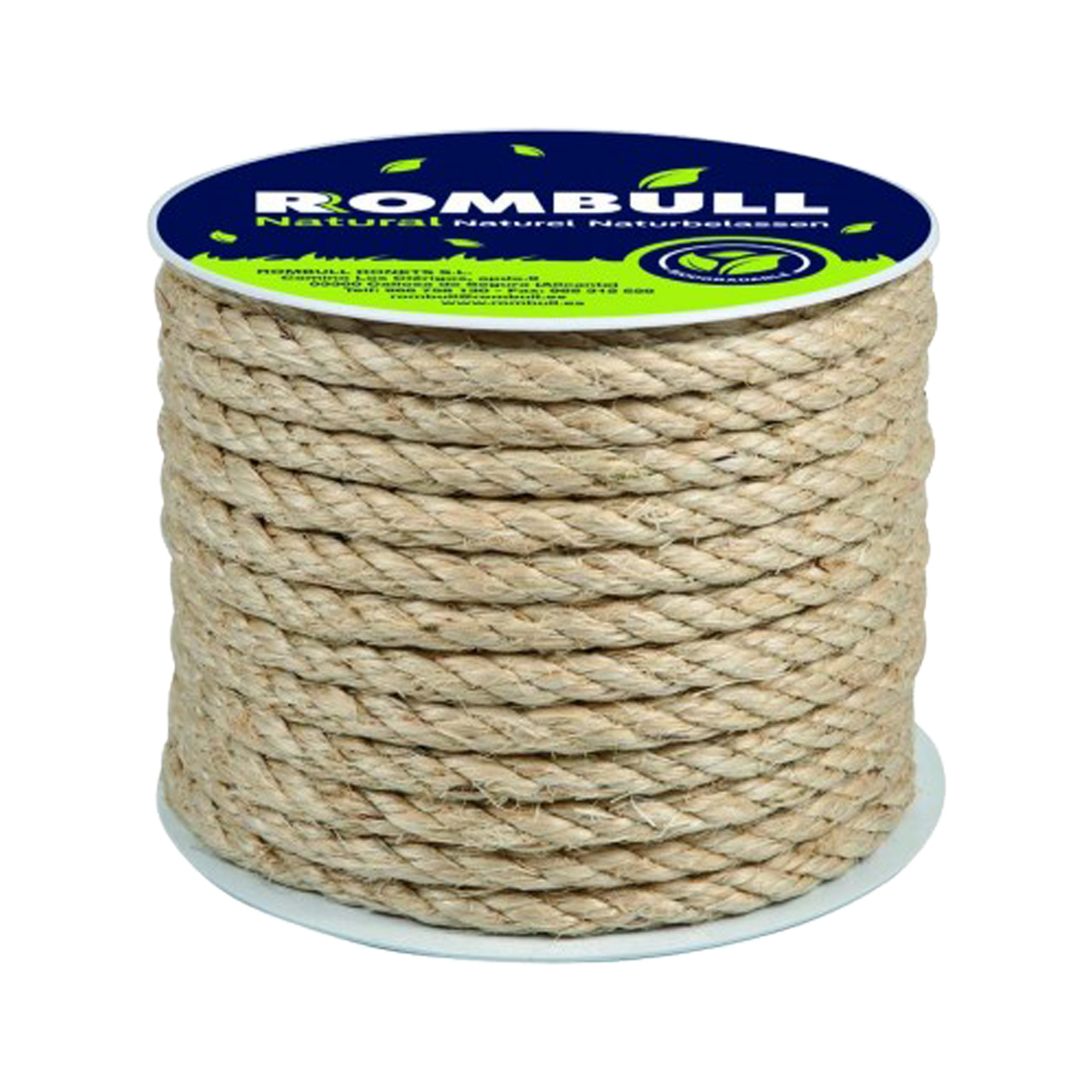 Rolo Sisal 4 Cabos 6 MM 25 M ROMBULL