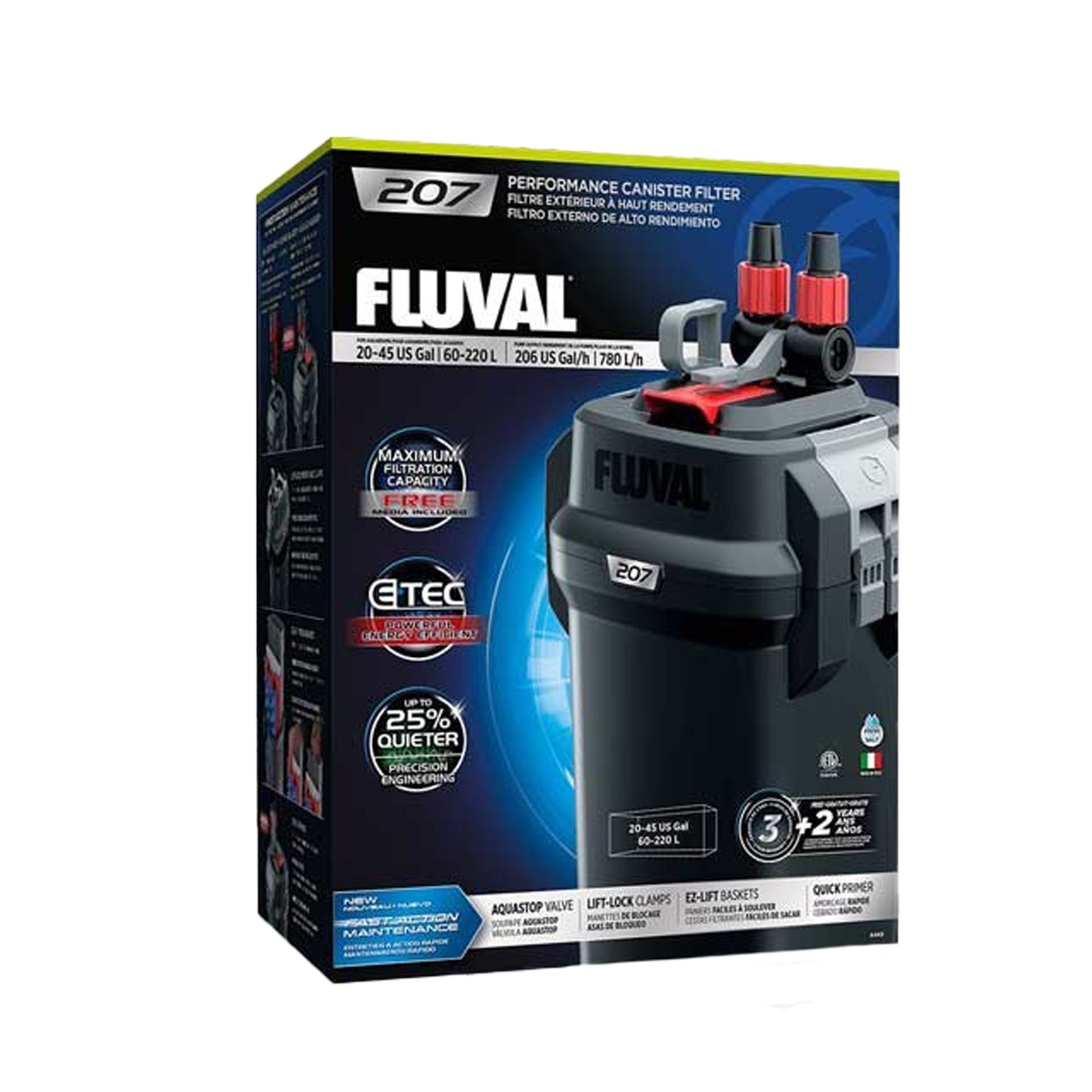 Filtro Externo FLUVAL 207 60-220LT